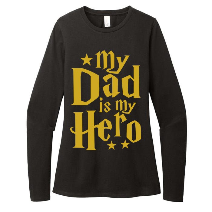 My Dad Is My Hero  Womens CVC Long Sleeve Shirt