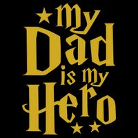 My Dad Is My Hero  16 in Basic Backpack