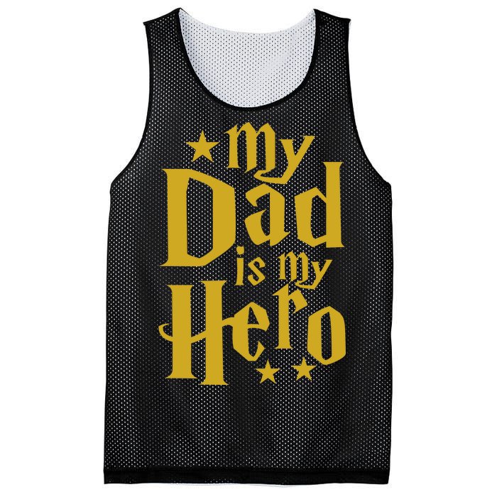 My Dad Is My Hero  Mesh Reversible Basketball Jersey Tank