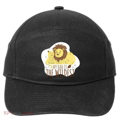 My Dad Is The Wildest 7-Panel Snapback Hat