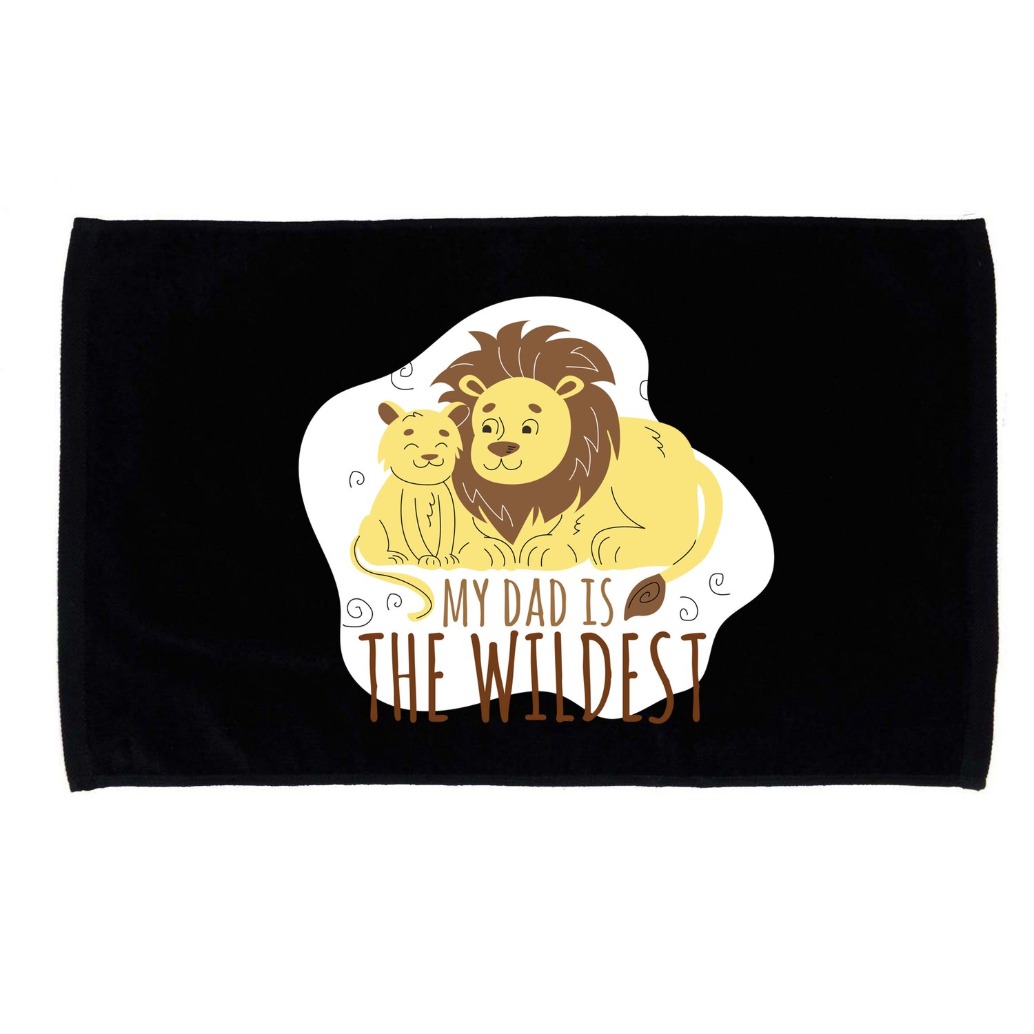 My Dad Is The Wildest Microfiber Hand Towel