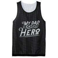 My Dad My Hero Mesh Reversible Basketball Jersey Tank