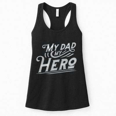 My Dad My Hero Womens Tank Top