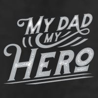My Dad My Hero Golf Towel
