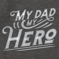 My Dad My Hero Vector Backpack