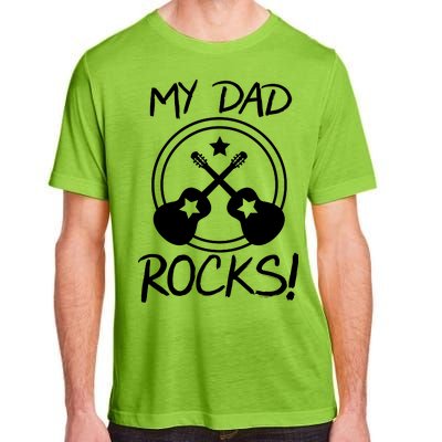 My Dad Rocks Adult ChromaSoft Performance T-Shirt