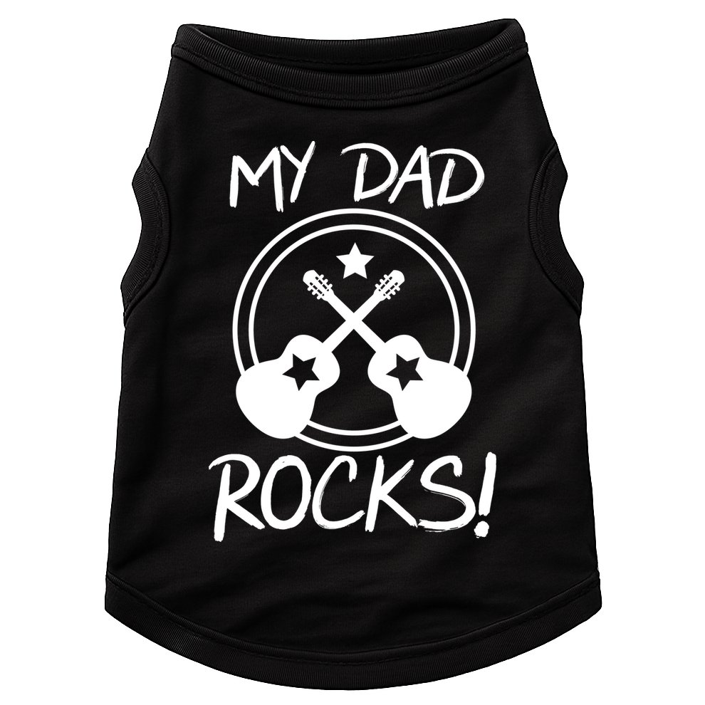 My Dad Rocks Doggie Tank