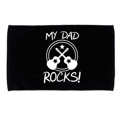 My Dad Rocks Microfiber Hand Towel