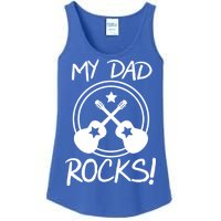 My Dad Rocks Ladies Essential Tank