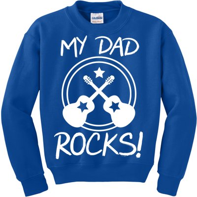 My Dad Rocks Kids Sweatshirt