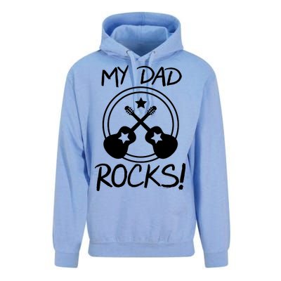 My Dad Rocks Unisex Surf Hoodie