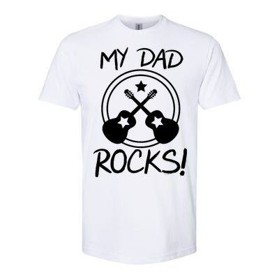 My Dad Rocks Softstyle® CVC T-Shirt