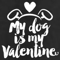 My Dog Is My Valentine Cute Adult Drive Performance Visor