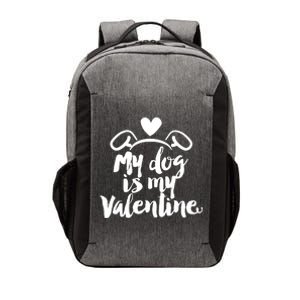 My Dog Is My Valentine Cute Vector Backpack