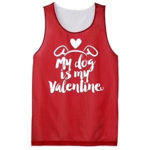 My Dog Is My Valentine Cute Mesh Reversible Basketball Jersey Tank