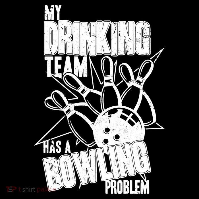 My Drinking Team Has A Bowling Problem Valucap Bio-Washed Visor