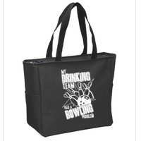 My Drinking Team Has A Bowling Problem Zip Tote Bag