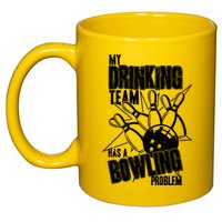 My Drinking Team Has A Bowling Problem 11oz C Handle Ceramic Mug