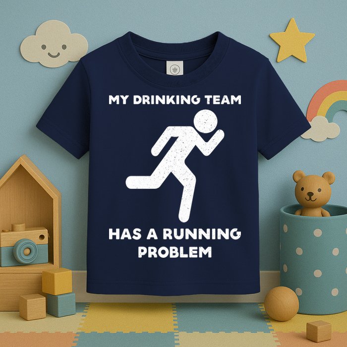 My Drinking Team Has A Running Problem Toddler T-Shirt