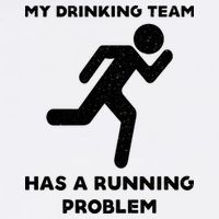 My Drinking Team Has A Running Problem Garment-Dyed Sweatshirt