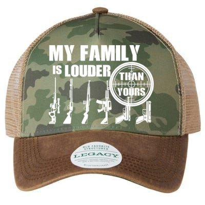 My Family Is Louder Than Yours Legacy Tie Dye Trucker Hat