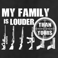 My Family Is Louder Than Yours Golf Towel