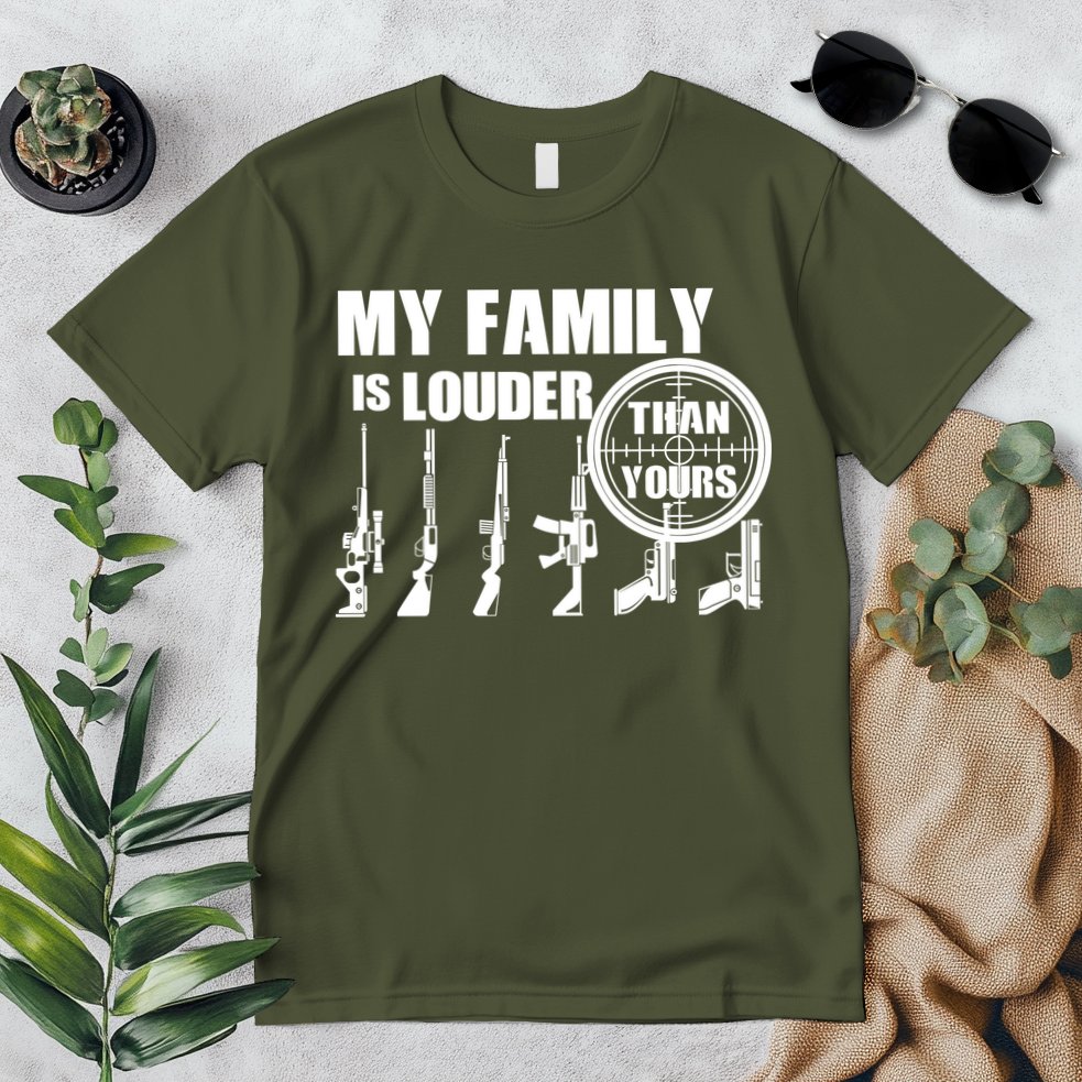 My Family Is Louder Than Yours Premium T-Shirt