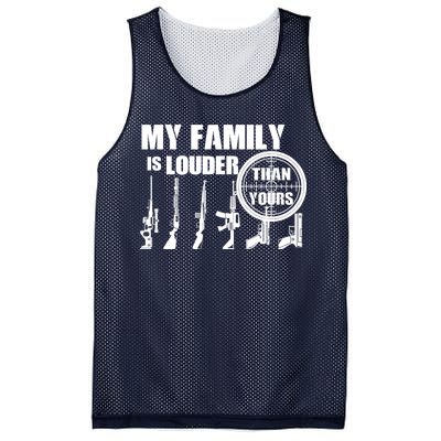 My Family Is Louder Than Yours Mesh Reversible Basketball Jersey Tank