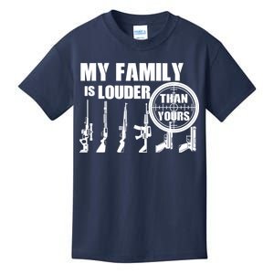 My Family Is Louder Than Yours Kids T-Shirt