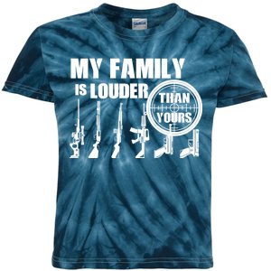 My Family Is Louder Than Yours Kids Tie-Dye T-Shirt