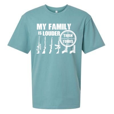 My Family Is Louder Than Yours Sueded Cloud Jersey T-Shirt