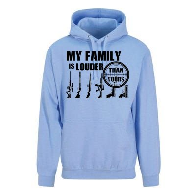 My Family Is Louder Than Yours Unisex Surf Hoodie