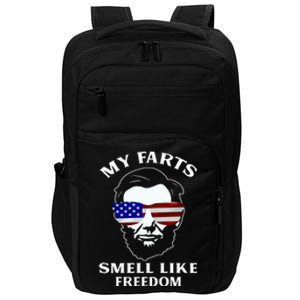 My Farts Smell Like Freedom Abraham Lincoln Impact Tech Backpack