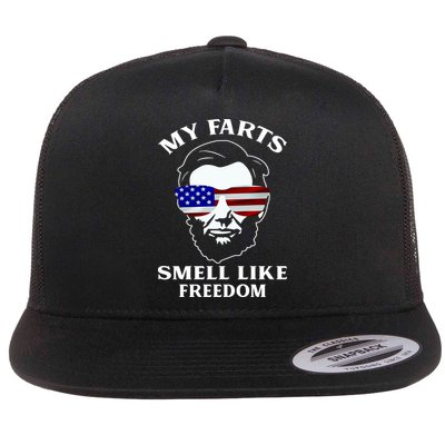 My Farts Smell Like Freedom Abraham Lincoln Flatbill Hat