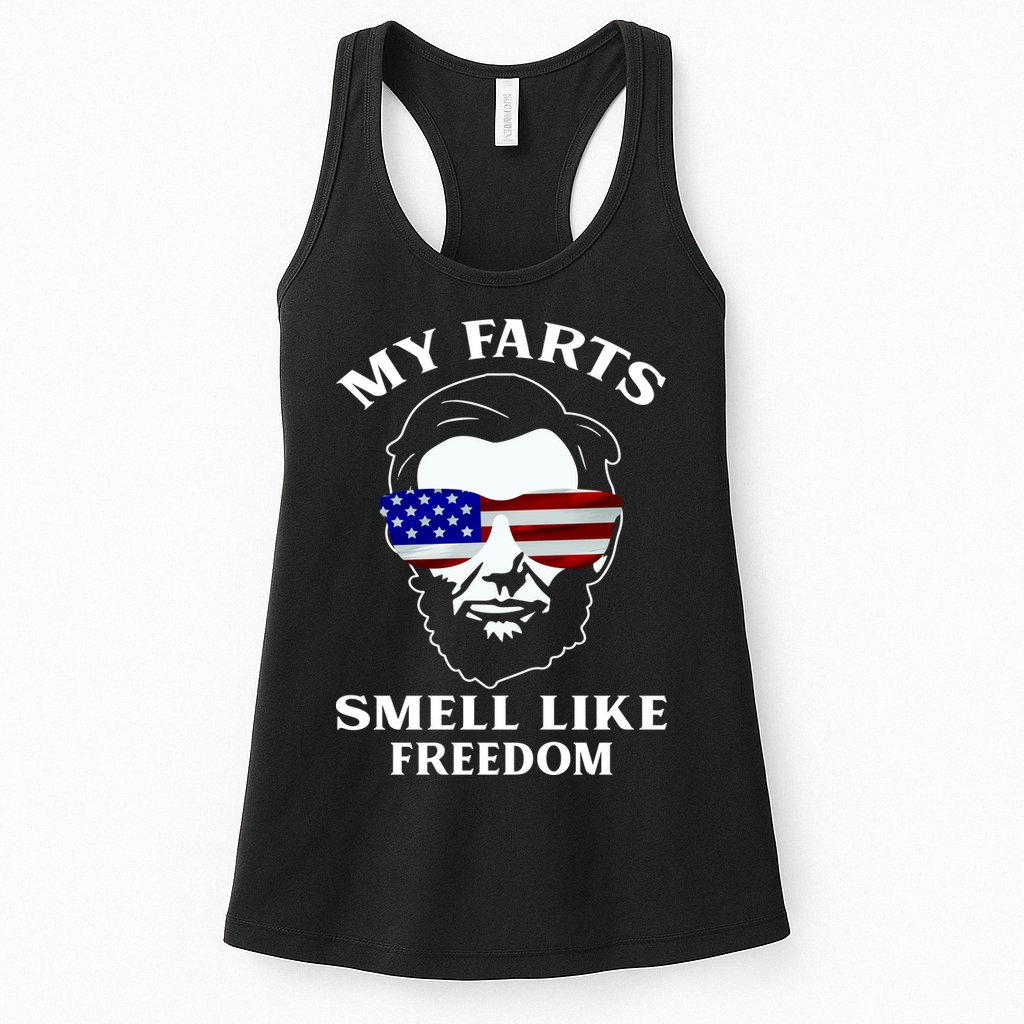 My Farts Smell Like Freedom Abraham Lincoln Womens Tank Top