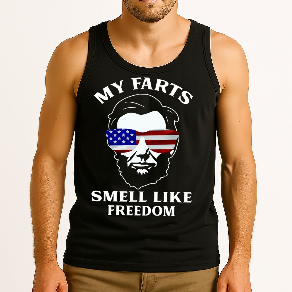My Farts Smell Like Freedom Abraham Lincoln Tank Top