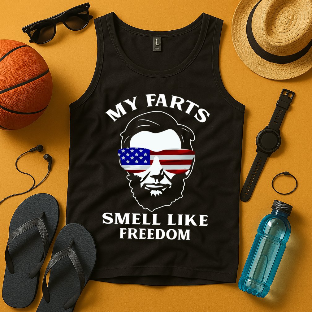 My Farts Smell Like Freedom Abraham Lincoln Tank Top