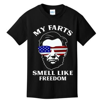 My Farts Smell Like Freedom Abraham Lincoln Kids T-Shirt