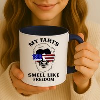 My Farts Smell Like Freedom Abraham Lincoln Mug