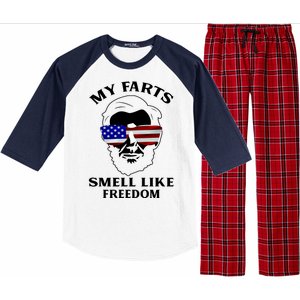 My Farts Smell Like Freedom Abraham Lincoln Raglan Sleeve Pajama Set