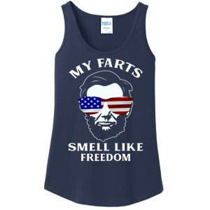 My Farts Smell Like Freedom Abraham Lincoln Ladies Essential Tank