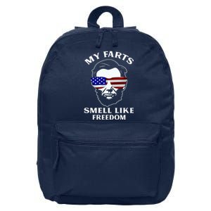 My Farts Smell Like Freedom Abraham Lincoln 16 in Basic Backpack