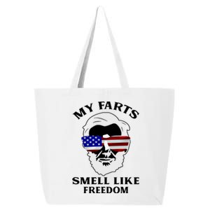 My Farts Smell Like Freedom Abraham Lincoln 25L Jumbo Tote