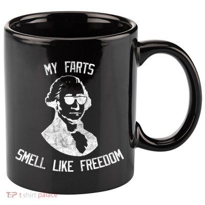 My Farts Smell Like Freedom USA 11oz C Handle Ceramic Mug
