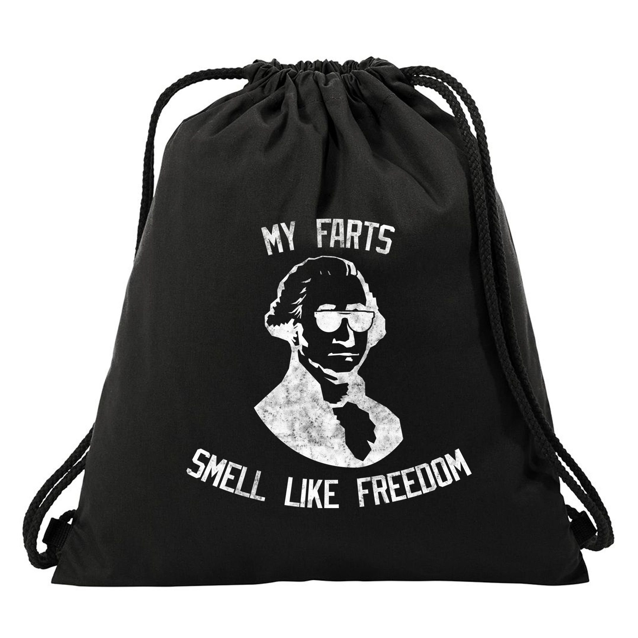 My Farts Smell Like Freedom USA Drawstring Bag