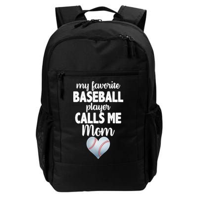 My Favorite Baseball Player Calls Me Mom Backpack