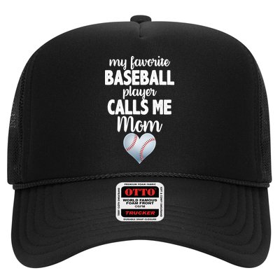 My Favorite Baseball Player Calls Me Mom Trucker Hat