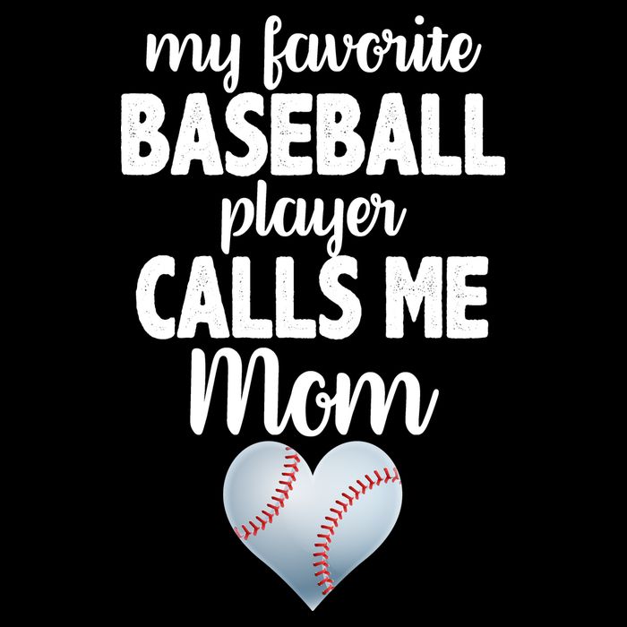 My Favorite Baseball Player Calls Me Mom Cropped Pullover Crew