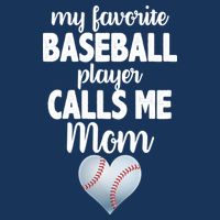 My Favorite Baseball Player Calls Me Mom 16 in Basic Backpack