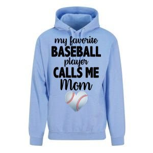 My Favorite Baseball Player Calls Me Mom Unisex Surf Hoodie